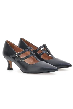 Décolleté Nere Con Tacco 6 cm Made In Italy cm Pittarello P6012