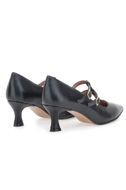 Décolleté Nere Con Tacco 6 cm Made In Italy cm Pittarello P6012