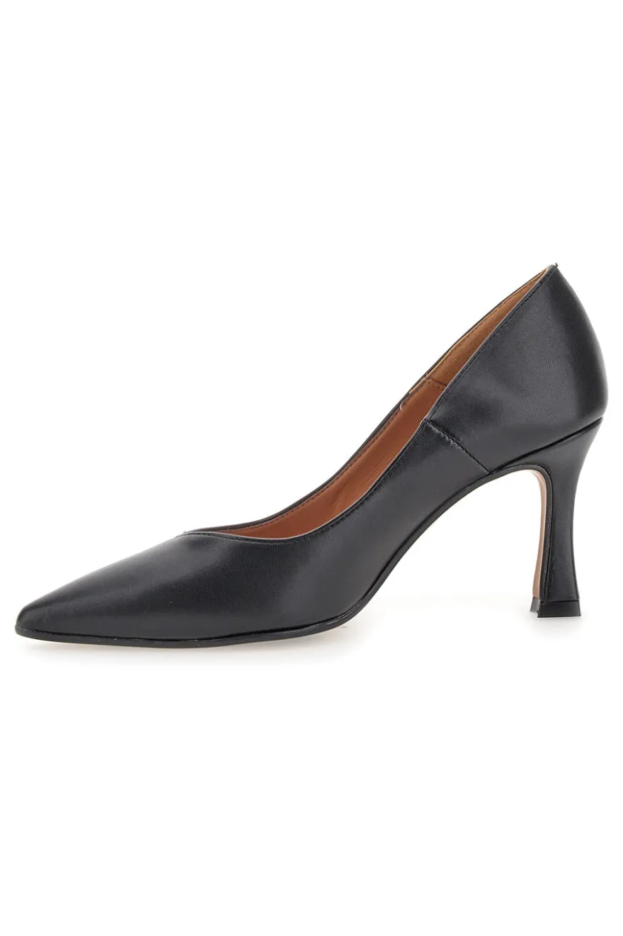 Décolleté Nere Con Tacco 8 cm Made In Italy Pittarello 3354