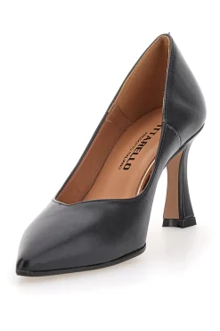 Décolleté Nere Con Tacco 8 cm Made In Italy Pittarello 3354