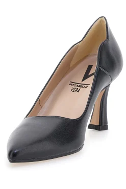Décolleté nere con tacco a rocchetto e punta affusolata Pittarello vera 8453