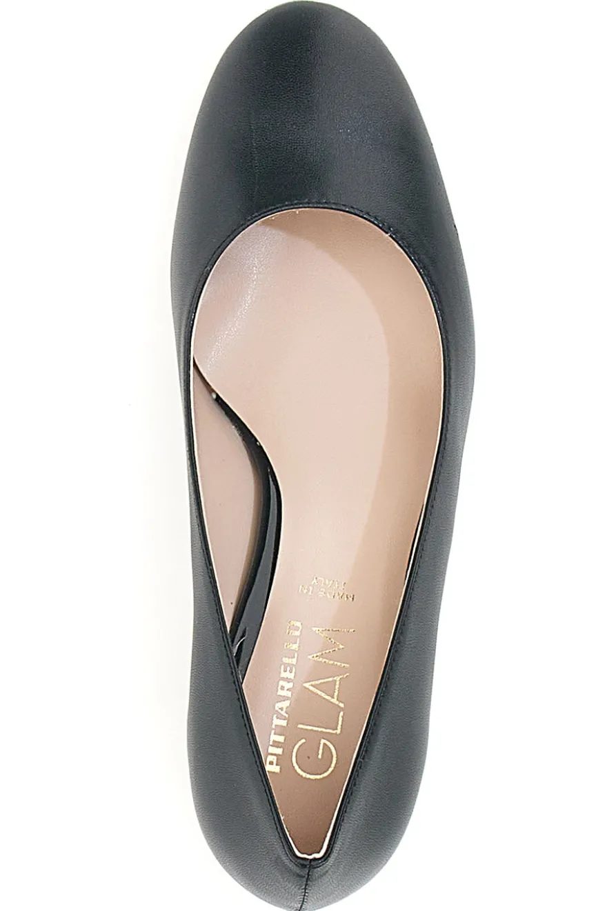 Décolleté Nere con Tacco Basso PITTARELLO GLAM 3607