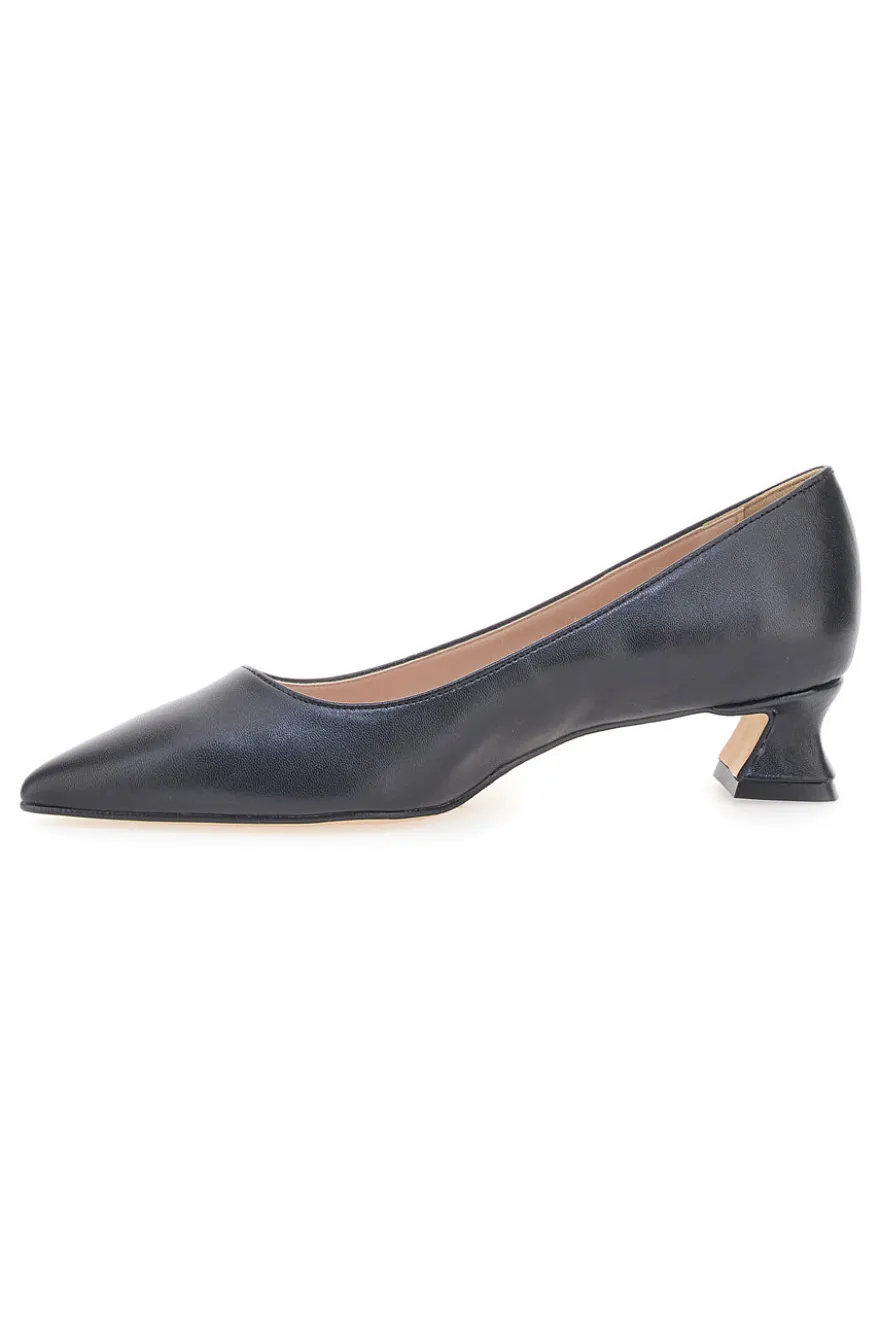 Décolleté Nere con Tacco Basso Pittarello Glam 3613