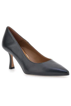 Décolleté nere in pelle con tacco a spillo Pittarello Plus 777 Made in Italy