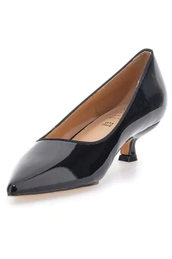 Décolleté nere in vernice con tacco basso Mon dieu 9904H18