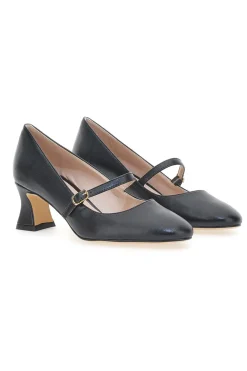 Décolleté Nere Mary Jane con Tacco Basso PITTARELLO GLAM 3605