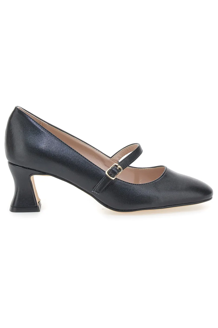 Décolleté Nere Mary Jane con Tacco Basso PITTARELLO GLAM 3605