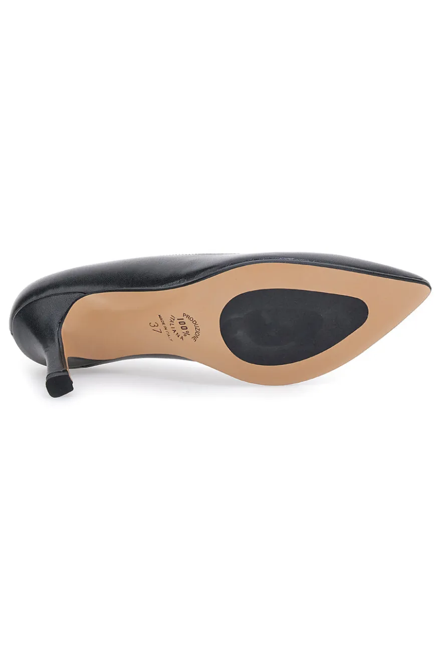 Décolleté nere punta affusolata effetto opaco Pittarello glam 6370