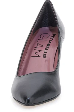 Décolleté nere punta affusolata effetto opaco Pittarello glam 6370