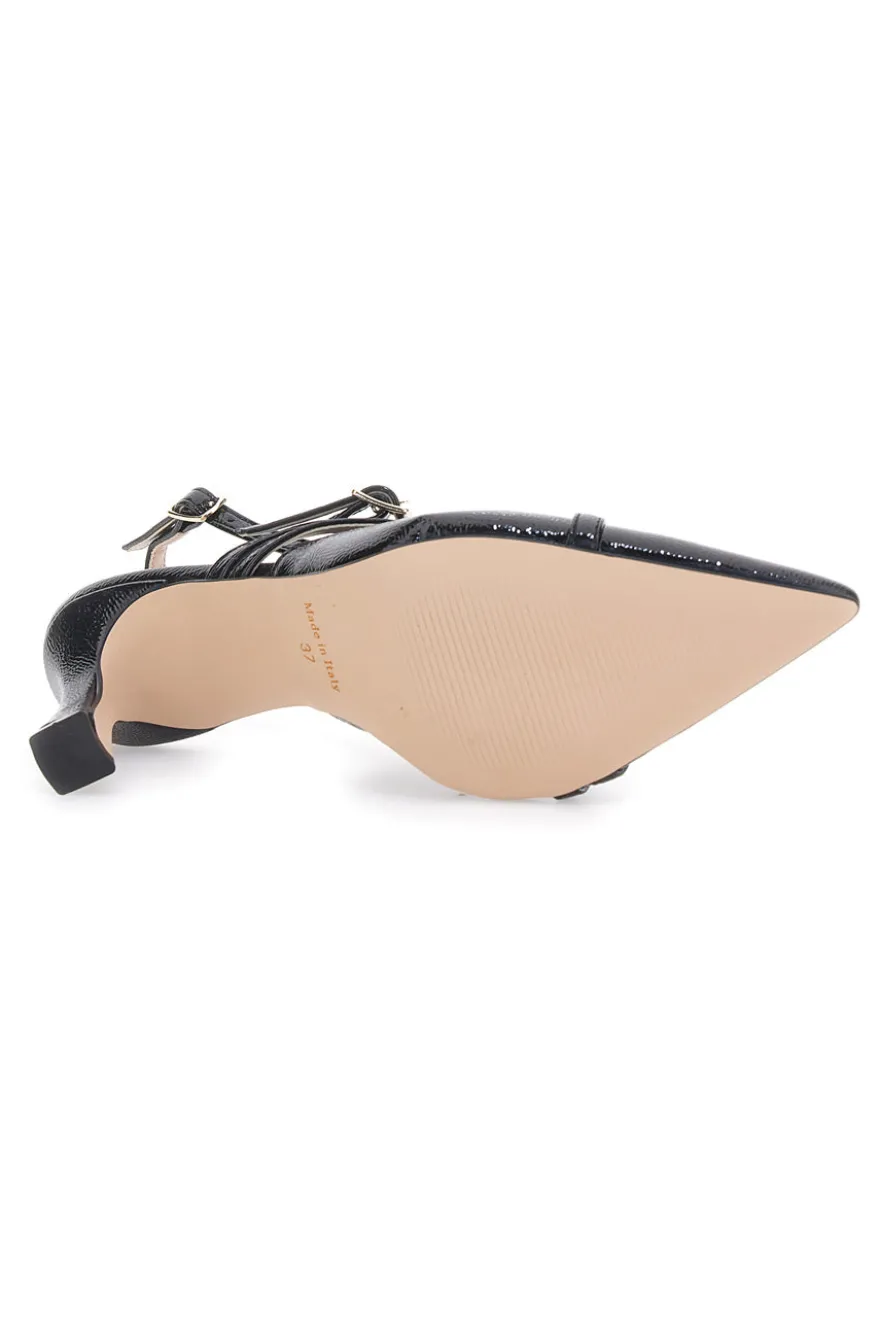 Décolleté Nere Slingback a Punta PITTARELLO GLAM 3831