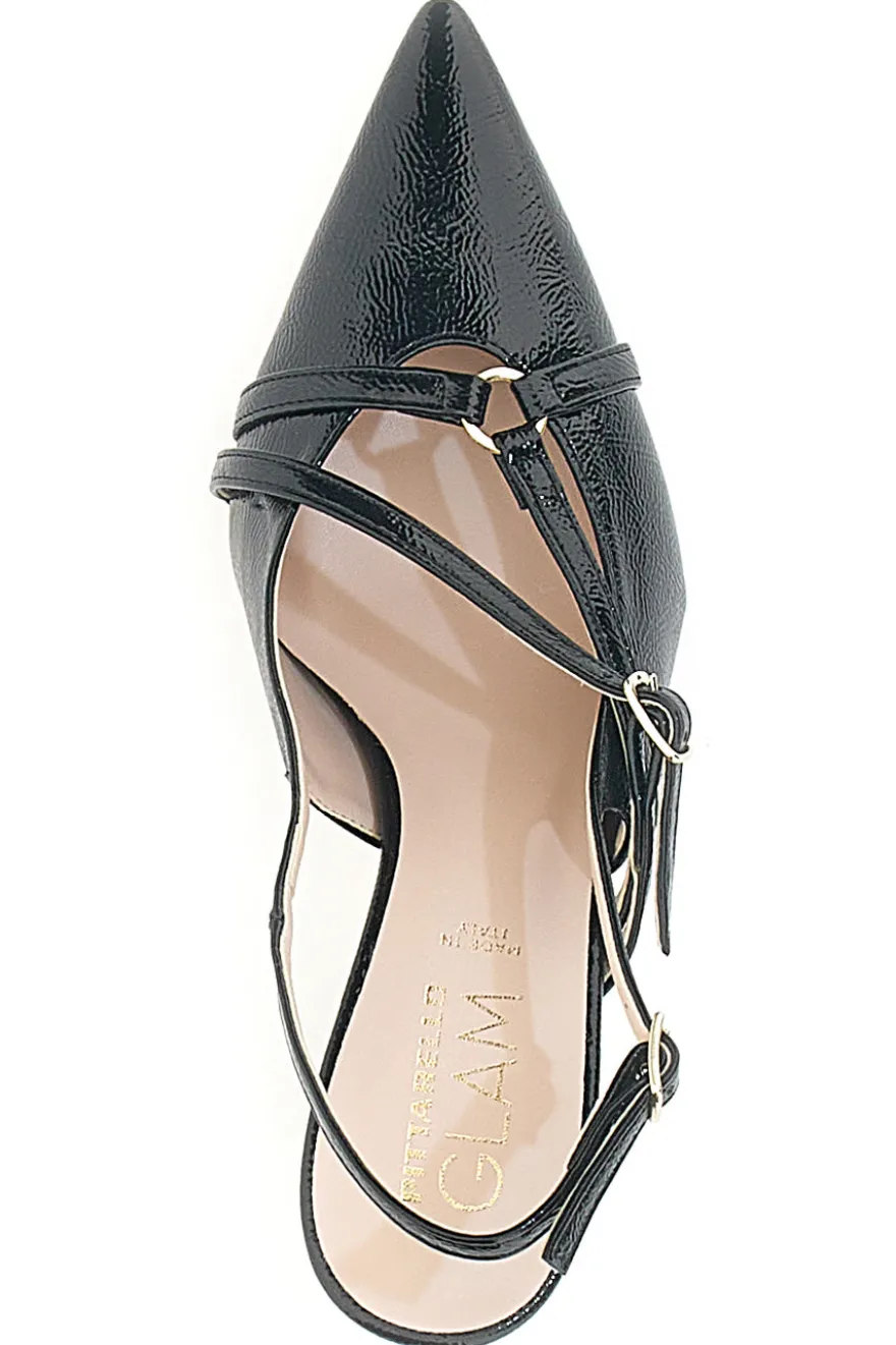 Décolleté Nere Slingback a Punta PITTARELLO GLAM 3831