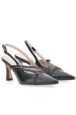 Décolleté Nere Slingback a Punta PITTARELLO GLAM 3831