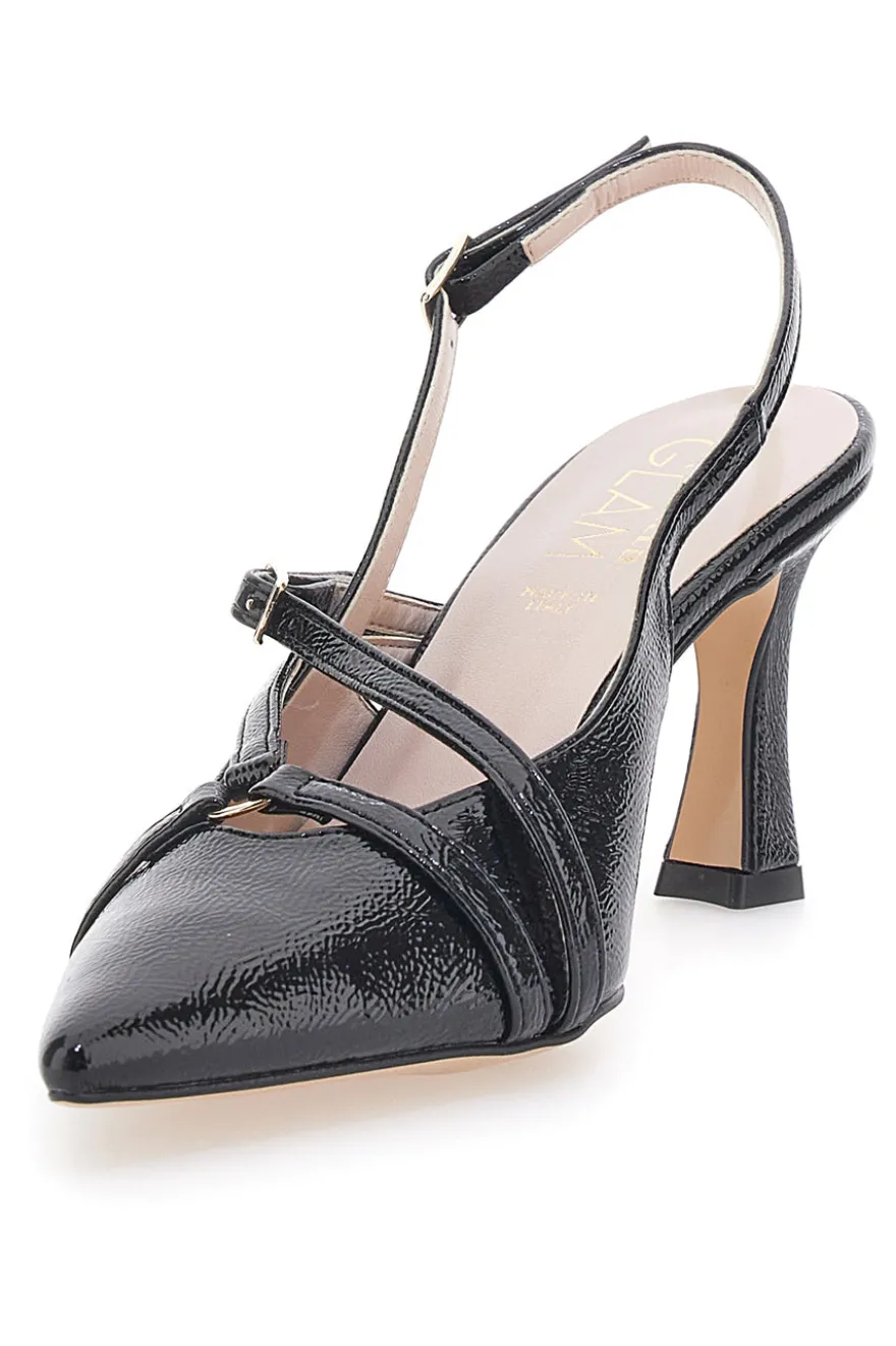 Décolleté Nere Slingback a Punta PITTARELLO GLAM 3831