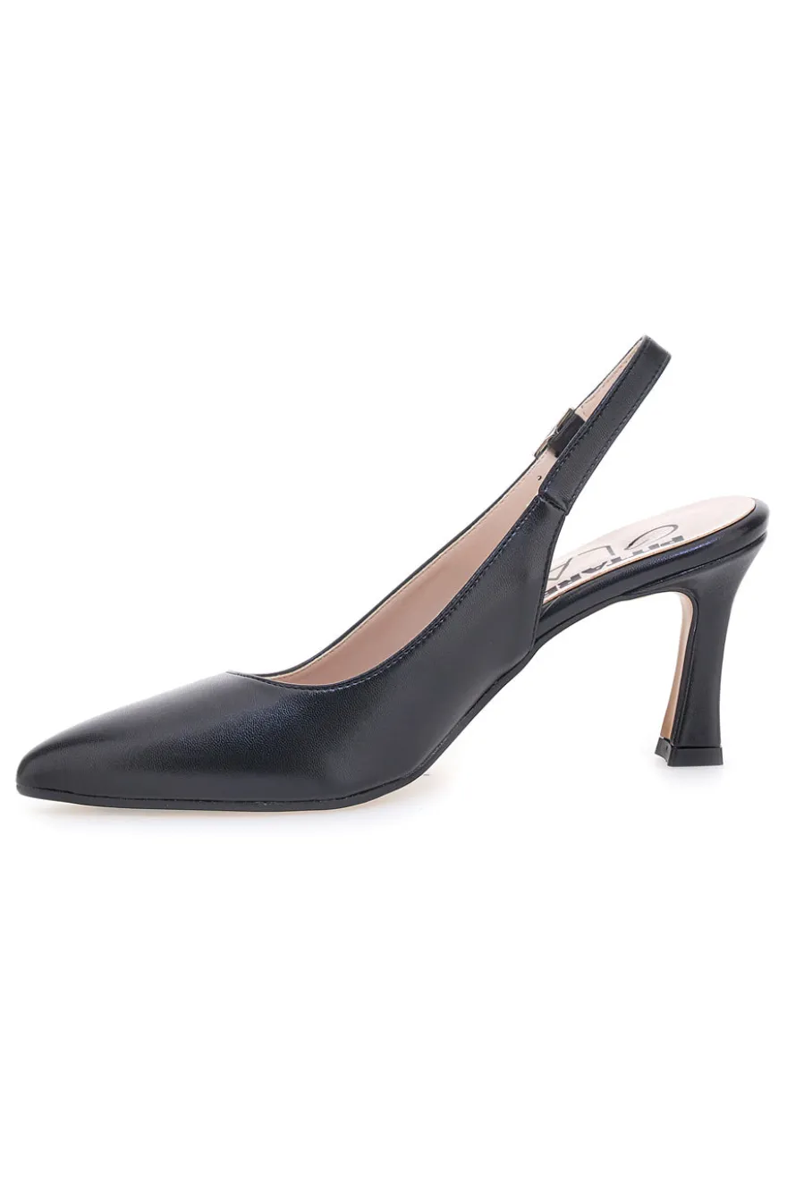 Décolleté Nere Slingback con Tacco Medio PITTARELLO GLAM 2371
