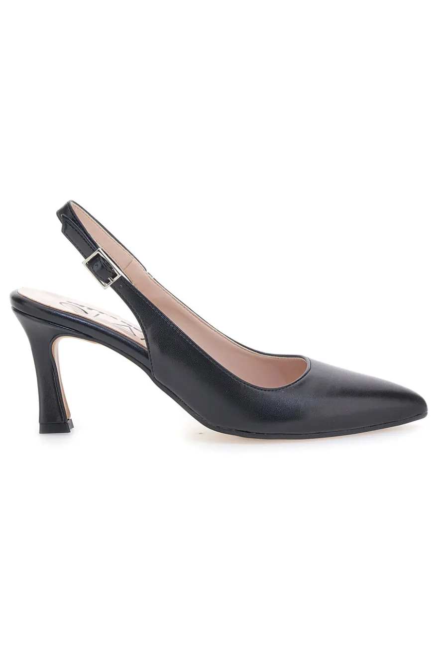 Décolleté Nere Slingback con Tacco Medio PITTARELLO GLAM 2371