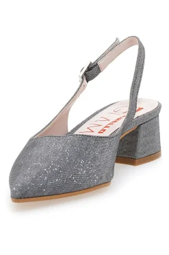 Décolleté Nere Slingback Effetto Brillantini PITTARELLO GLAM 3123