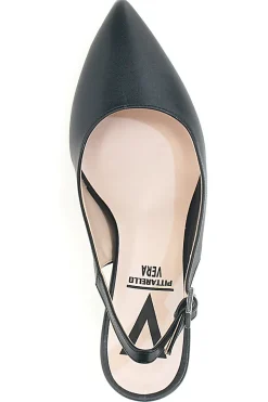 Décolleté nere slingback Made in Italy Pittarello 4371