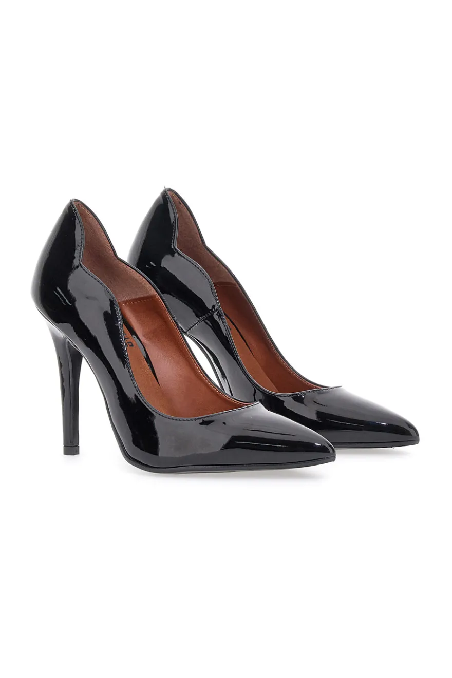 Décolleté Nere Tacco 11 cm Made In Italy Pittarello Love 3478