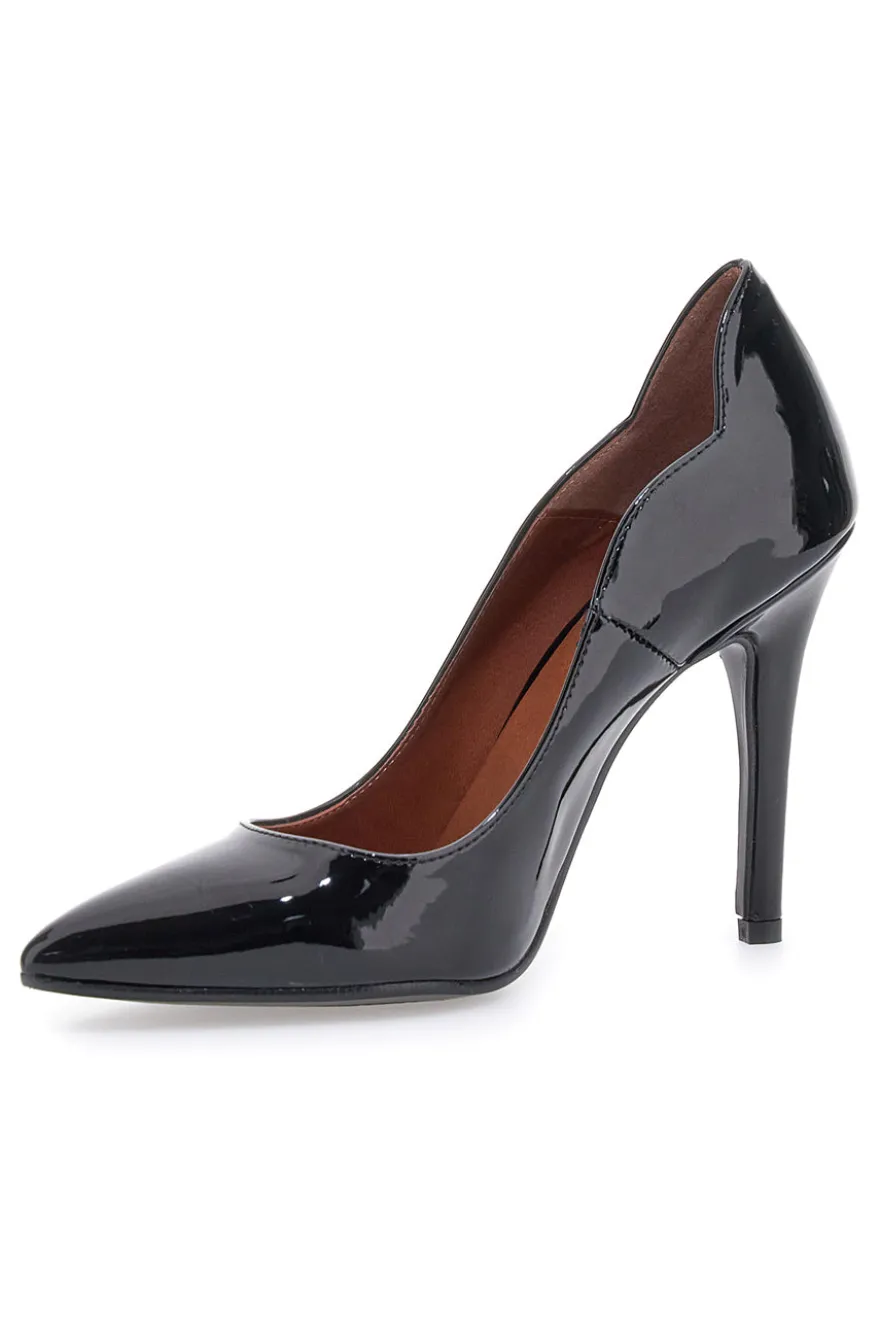Décolleté Nere Tacco 11 cm Made In Italy Pittarello Love 3478