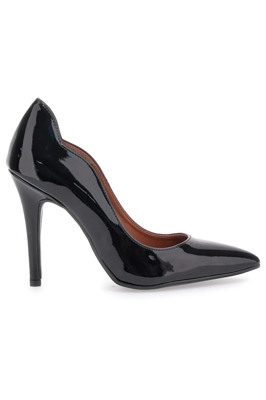 Décolleté Nere Tacco 11 cm Made In Italy Pittarello Love 3478