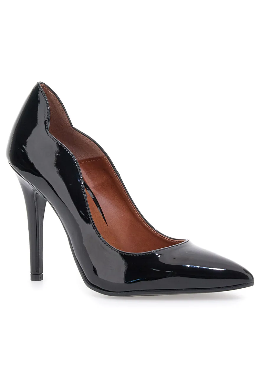 Décolleté Nere Tacco 11 cm Made In Italy Pittarello Love 3478