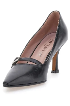 Décolleté Nero con cinturino Pittarello class 1506