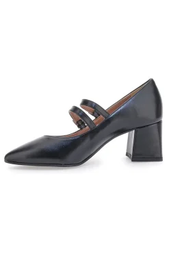 Décolleté Nero con doppio cinturino Pittarello class 775