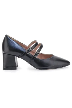Décolleté Nero con doppio cinturino Pittarello class 775