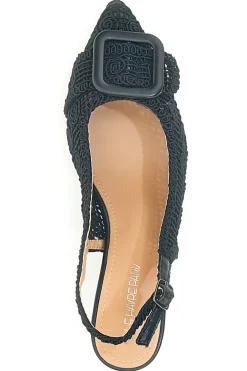 Décolleté Nero slingback tacco medio Le havre Paris 63181