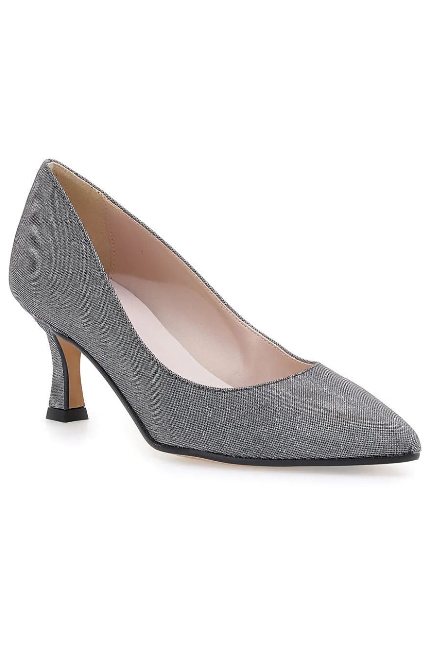 Décolleté Nero Tacco 6 Cm Pittarello Romantic 2360