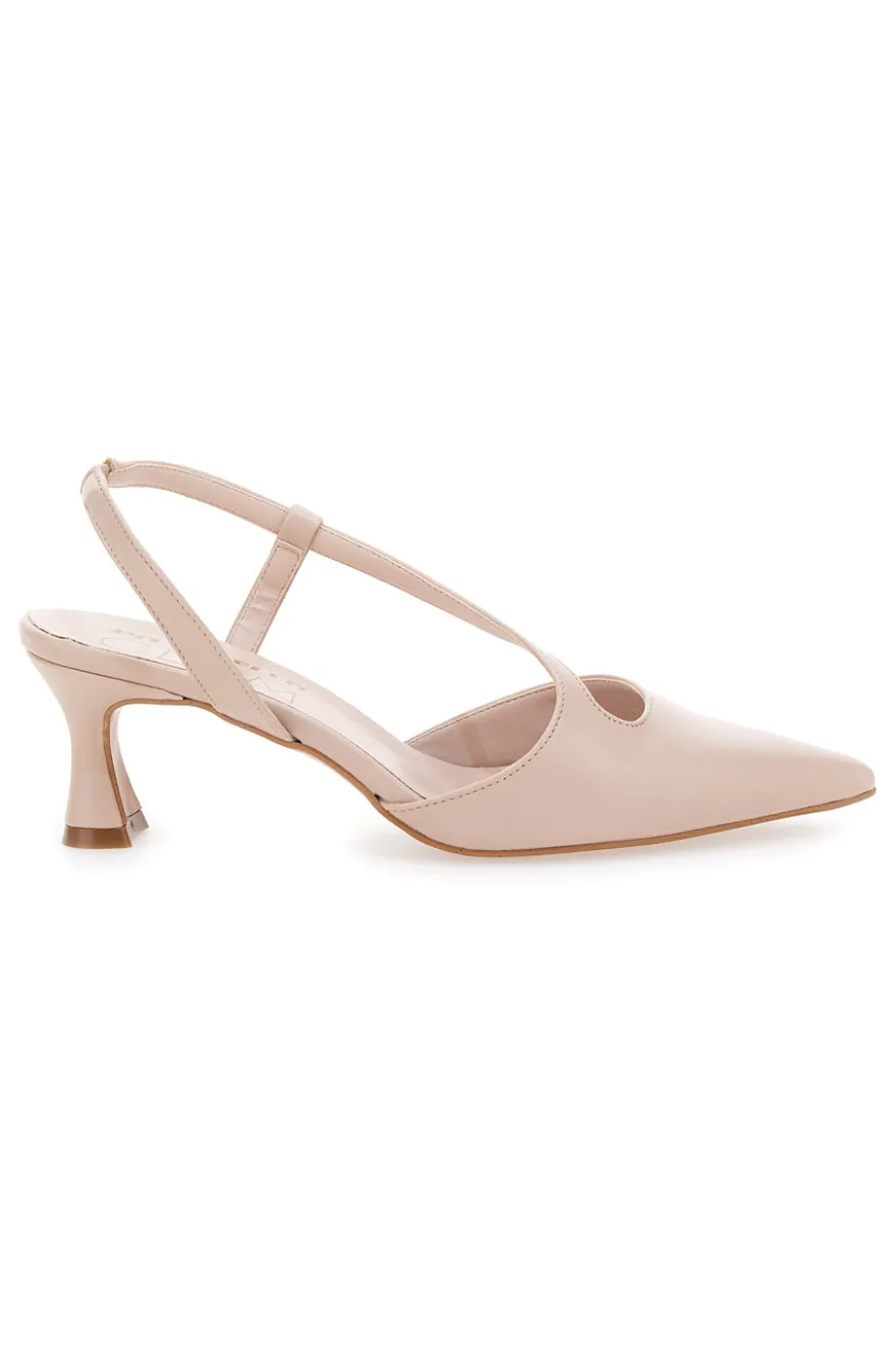 Décolleté Nude A Punta Pittarello Glam 7540