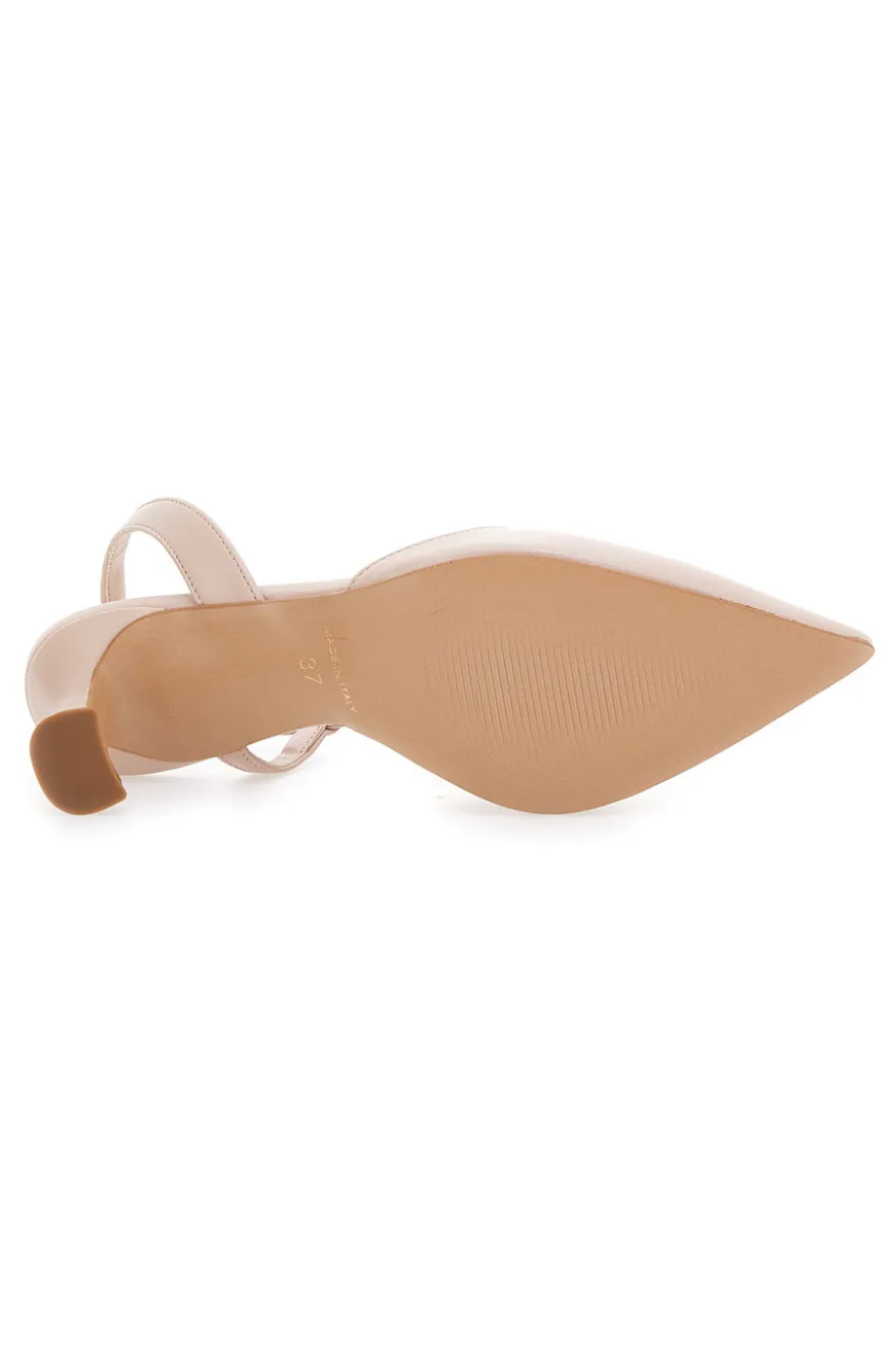 Décolleté Nude A Punta Pittarello Glam 7540
