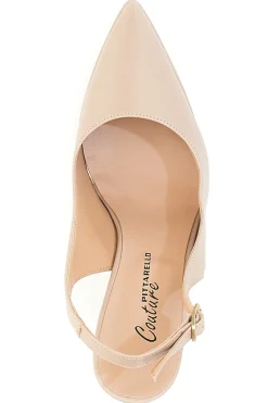 Décolleté Nude Con Cinturino Slingback Made in italy PITTARELLO Couture 1910