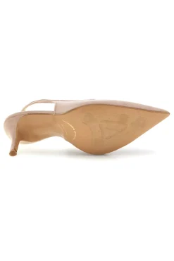 Décolleté nude con cinturino slingback Lavorazione artigianale Made in Italy Francesca gritti P0701