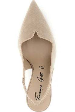 Décolleté nude con cinturino slingback Lavorazione artigianale Made in Italy Francesca gritti P0701