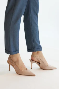 Décolleté nude con cinturino slingback Lavorazione artigianale Made in Italy Francesca gritti P0701
