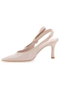 Décolleté Nude Con Fiocco e Tacco Pittarello Glam 3821 made in italy