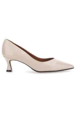 Décolleté nude con tacco basso a rocchetto Pittarello Couture 61