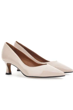 Décolleté nude con tacco basso a rocchetto Pittarello Couture 61