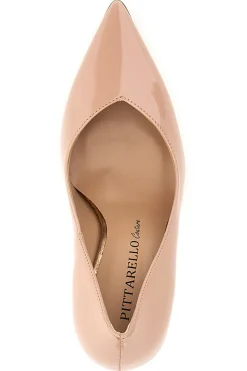 Décolleté Nude in Vernice a Punta Pittarello Couture 157