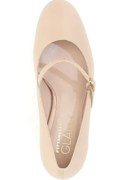 Décolleté Nude Mary Jane con Tacco Basso PITTARELLO GLAM 3605