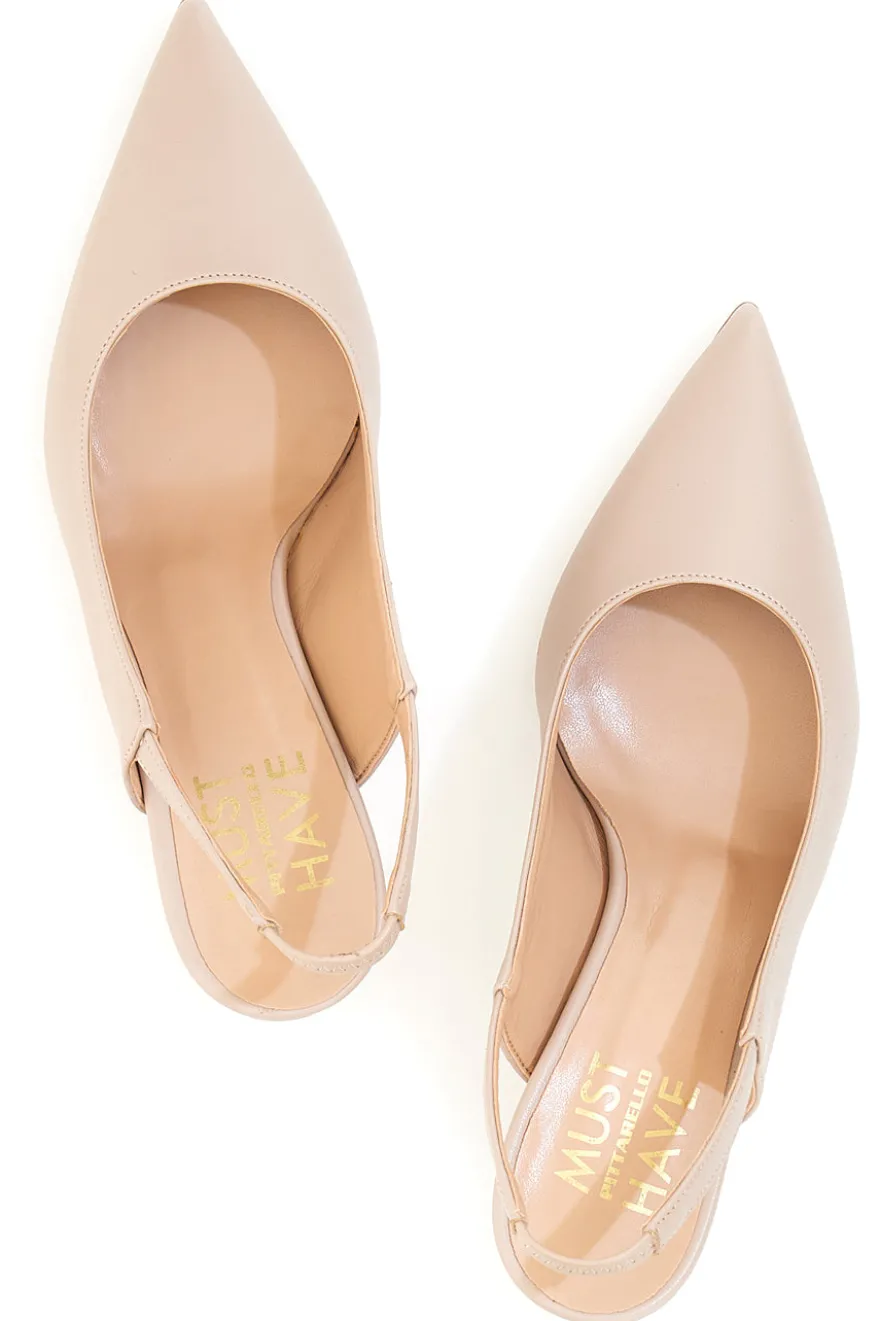 Décolleté Nude Slingback Pittarello Must Have 383801