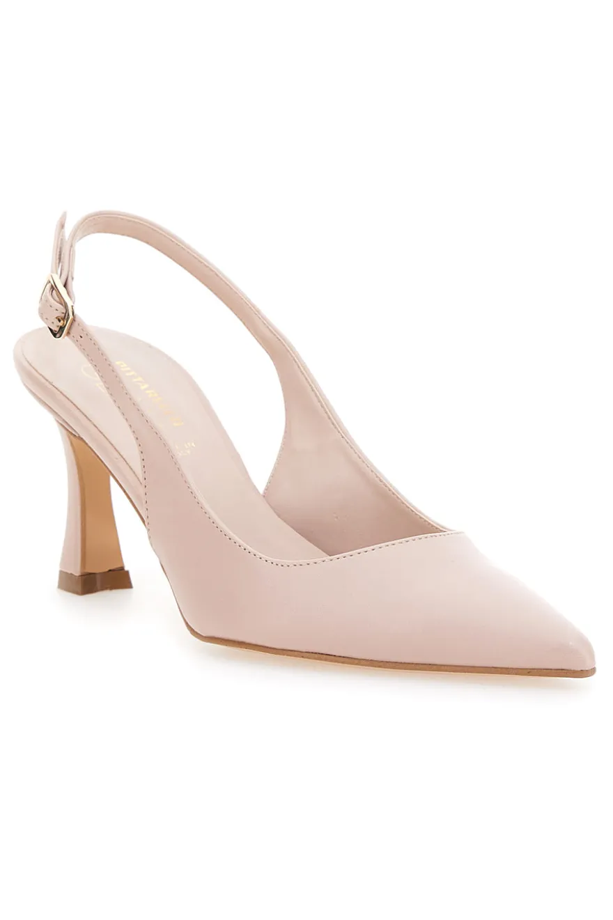 Décolleté Nude Slingback Pittarello Glam 3359