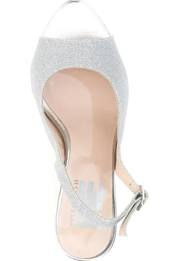 Décolleté Open-Toe Argento Pittarello Love 4477