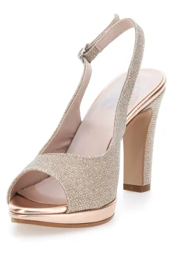 Décolleté Open-Toe Oro Pittarello Love 4477