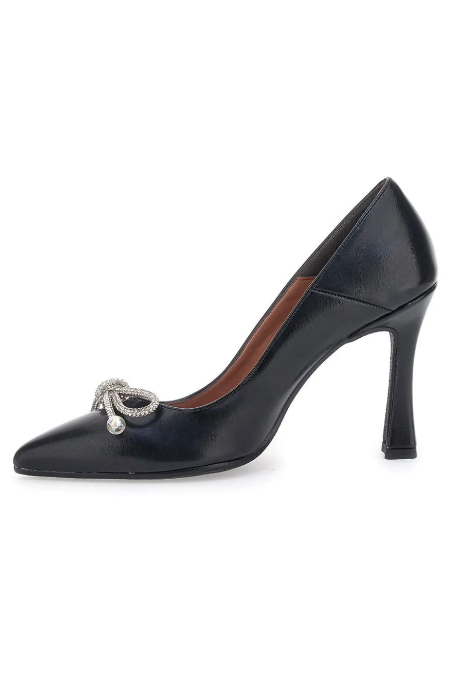 Décolleté Pittarello 5991 Nere con Fiocco