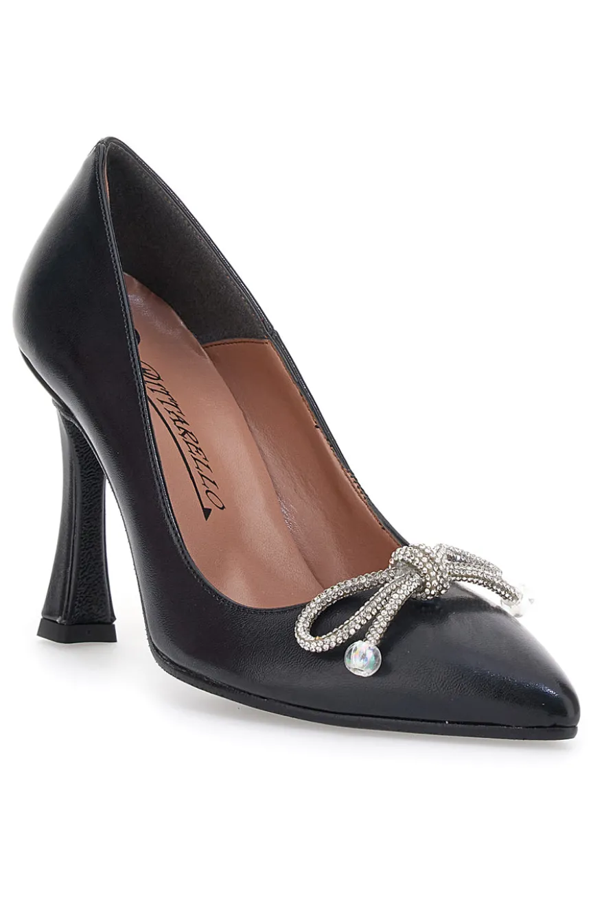 Décolleté Pittarello 5991 Nere con Fiocco