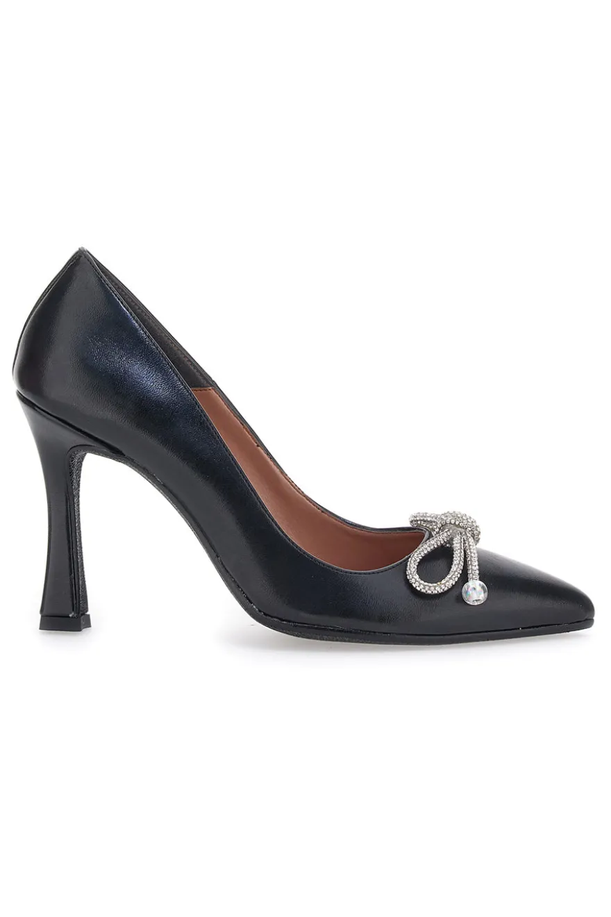 Décolleté Pittarello 5991 Nere con Fiocco