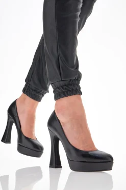 Décolleté Plateau Pittarello Glam 7801 Nere