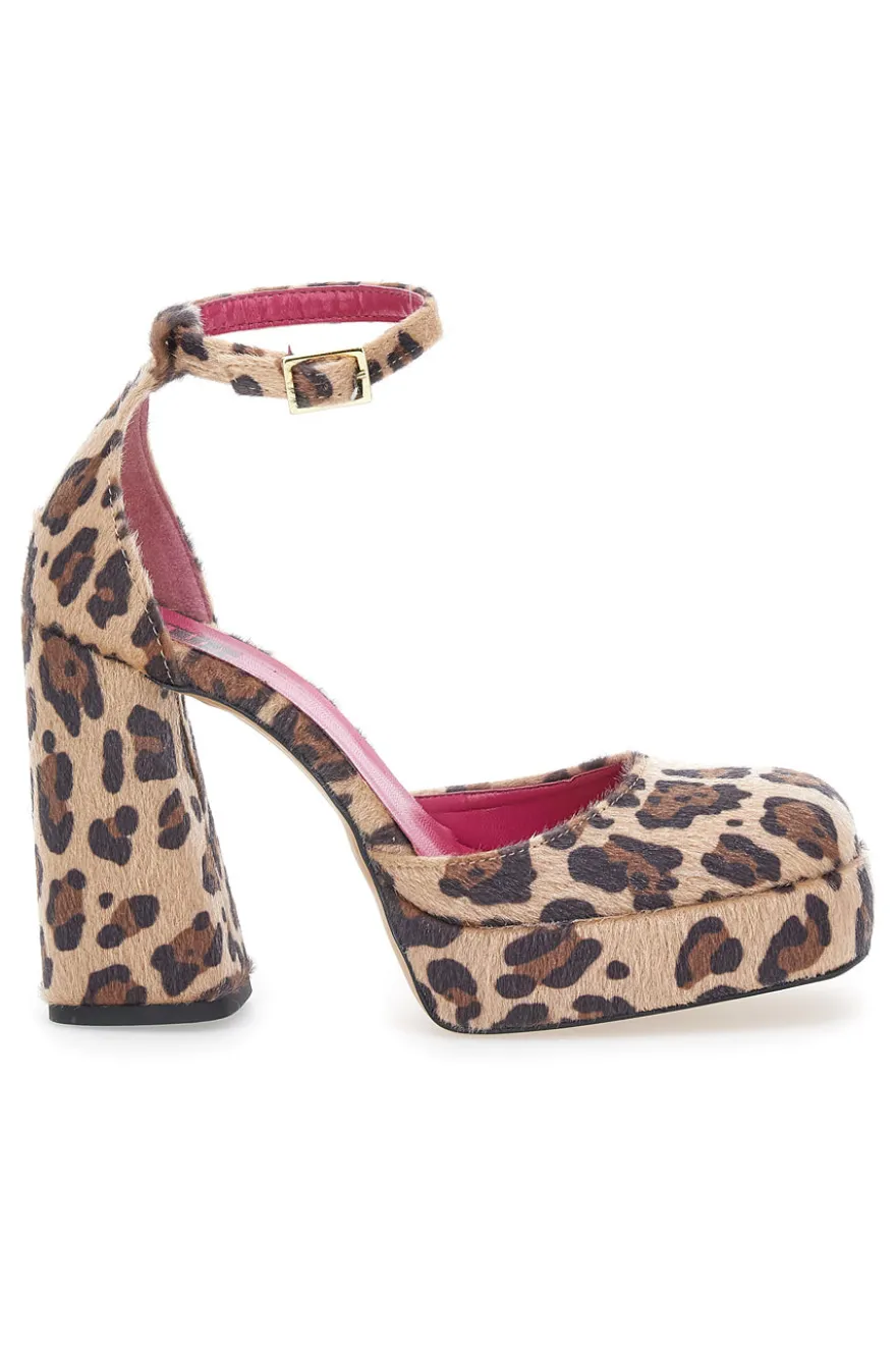 Décolleté Platform Pittarello Elite 82803 Leopardato